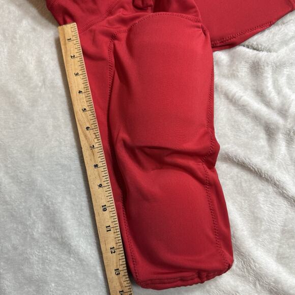 Adidas NEW Integrated Pads Pants Adult Mens Large Power Red Football Nylon Blend - Picture 8 of 11